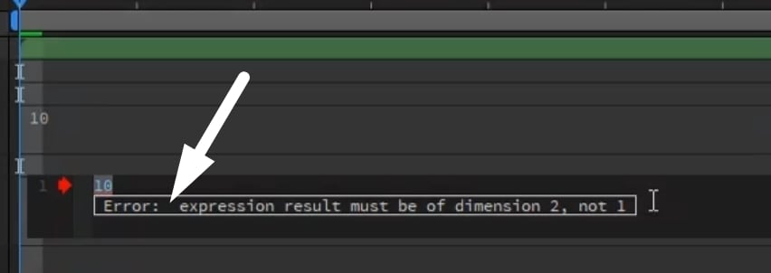 After Effects Expression Error