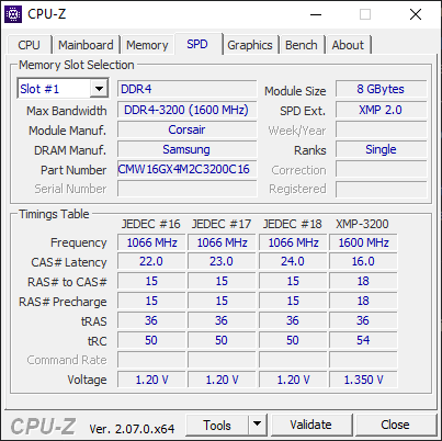 cpu z spd tab