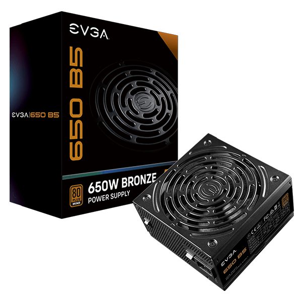 EVGA 650 B5 80-Plus Bronze (Fully-Modular)