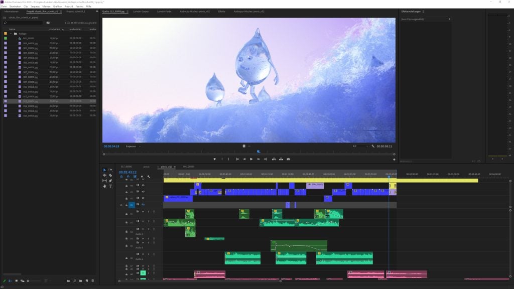 Premiere Pro Video Editing Timeline