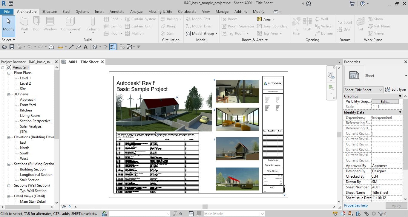 Revit Sample Project