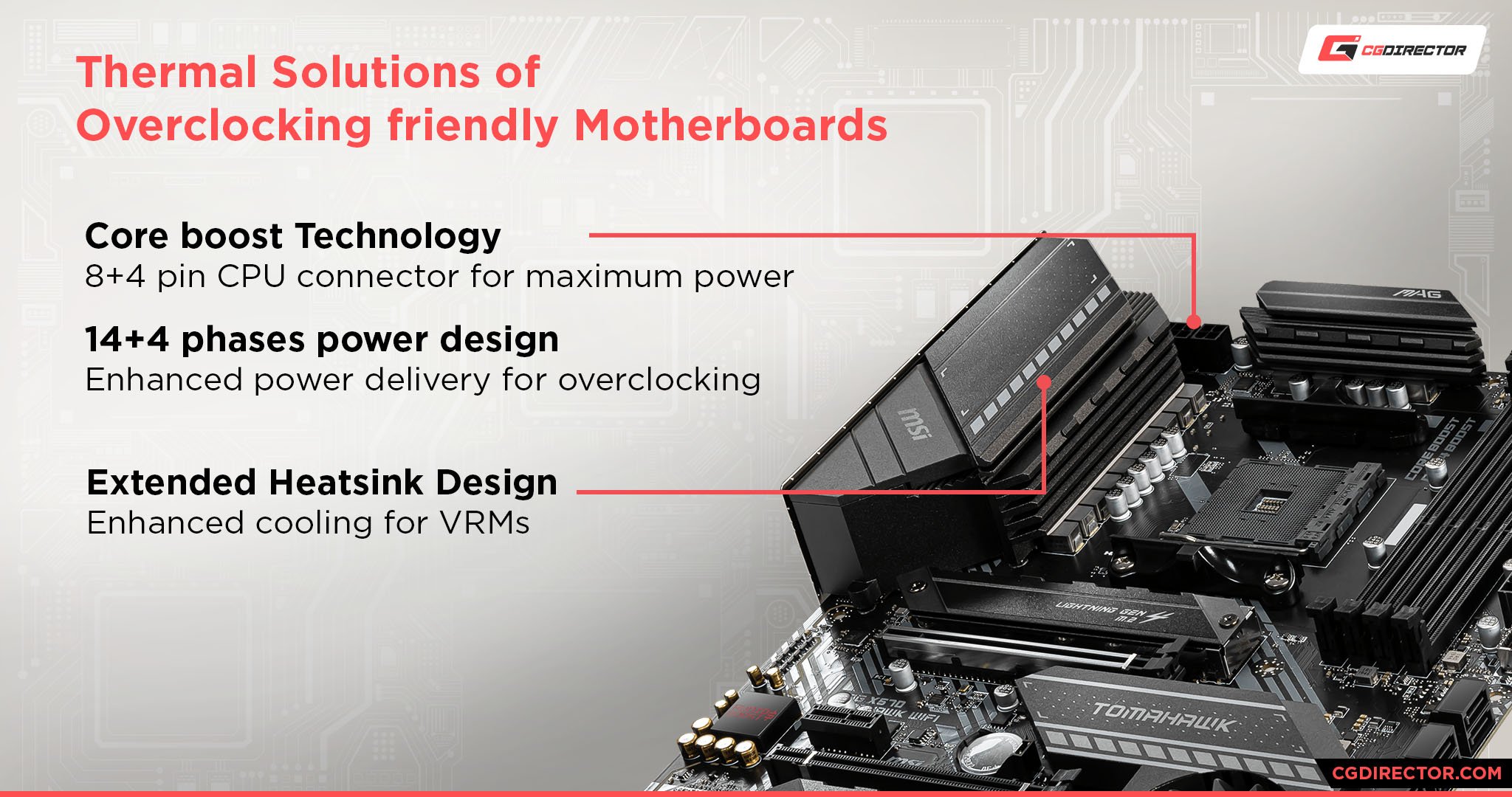 Thermal Solutions of overclocking friendly motherboards